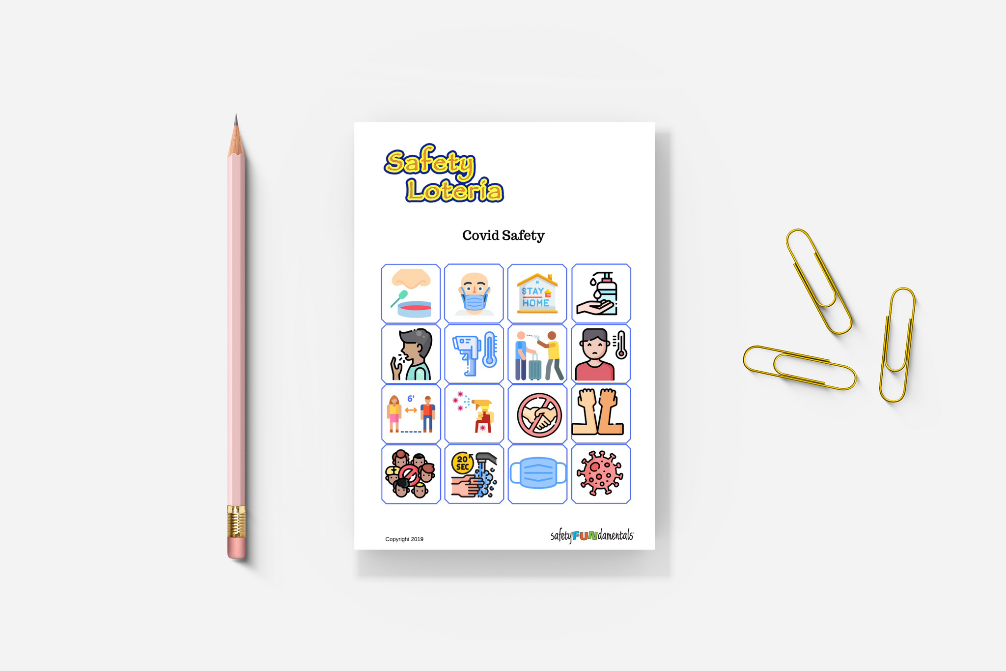 Covid Safety Lotería