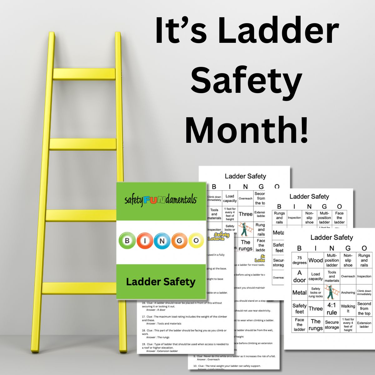 It's Ladder Safety Month!