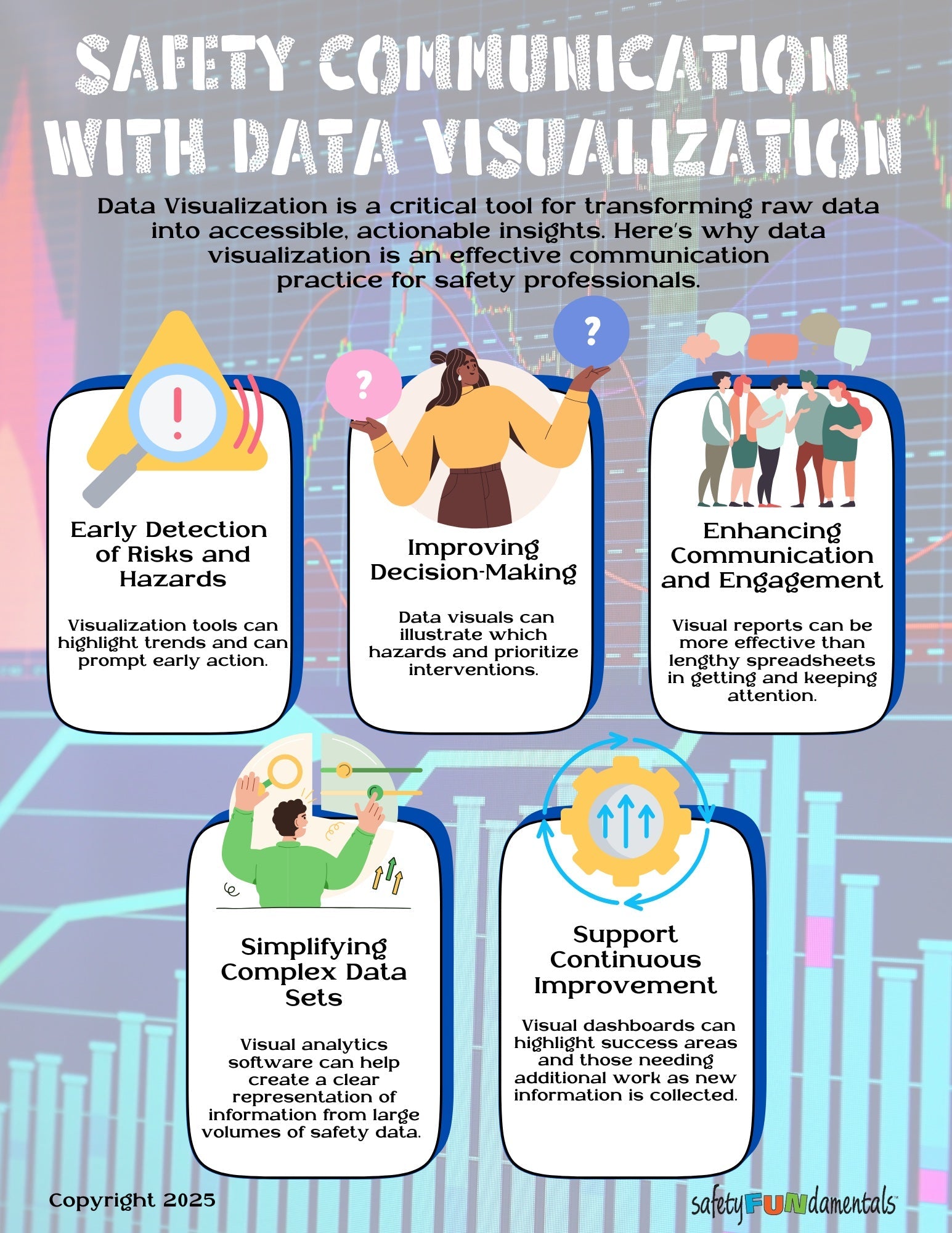 Safety Communication With Data Visualization Infographic