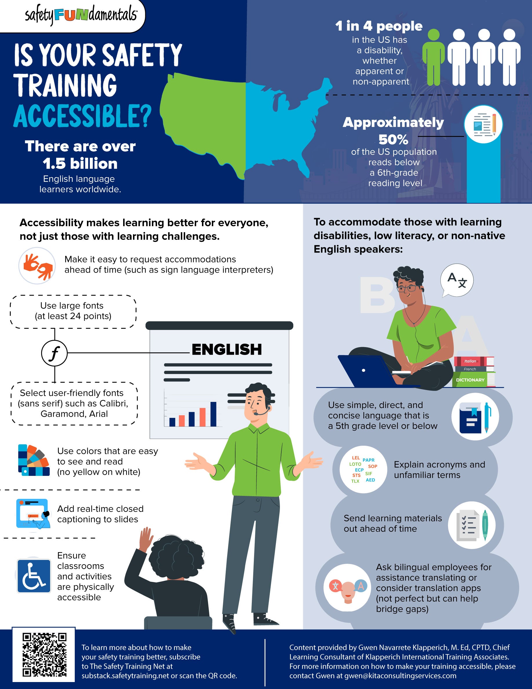 Safety Training Accessibility Infographic